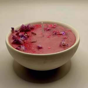 נר ורוד <br> אהבה עצמית משגשגת ופורחת